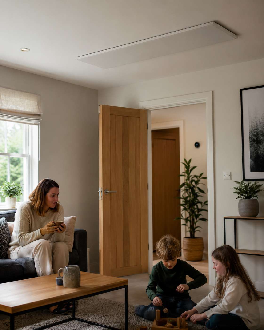 Low surface heat infrared heating technology